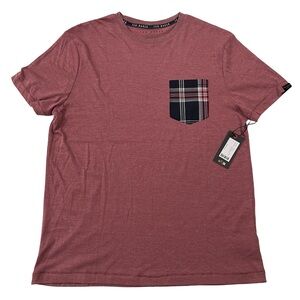 Ted Baker Size L Red Casual Chest Pocket Tee (Retail $42)